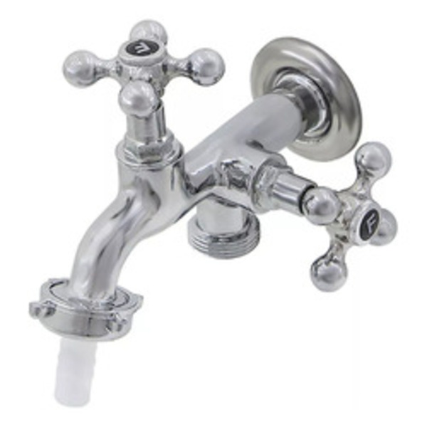 torneira de maquina tanque 1/4 de volta dupla saida area de s