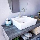 Torneira De Mesa Água Fria Bica Alta Banheiro Lavabo Lavander