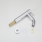 Torneira De Mesa Banheiro Cromado Metal Água Fria 1/4 De Volta