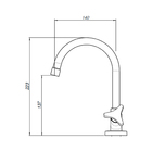 Torneira De Mesa Banheiro Nova Gyro Cromada Tigre