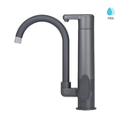 Torneira de Mesa Cozinha Bica Alta Cinza Fosca Bica Móvel com Purificador Allure Vitalité Viqua
