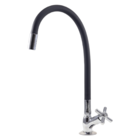 Torneira De Mesa Cozinha Gourmet Preta Flexivel C-34