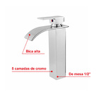 Torneira De Mesa Para Banheiro/ Lavabo Monocomando Cromado Pr
