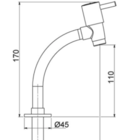 Torneira De Mesa Para Lavatório 1/2 - 2153 C-59 - Pérola - Ke