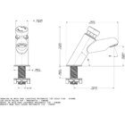 Torneira De Mesa Para Lavatório Pressmatic 110 Ciclo Fixo Chr