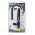 Torneira de Mesa Cozinha Bica Alta Preta Fosca Bica Móvel com Purificador Allure Vitalité Viqua