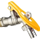 Torneira De Metal Com Porta Cadeado Para Jardim Quintal Tanqu