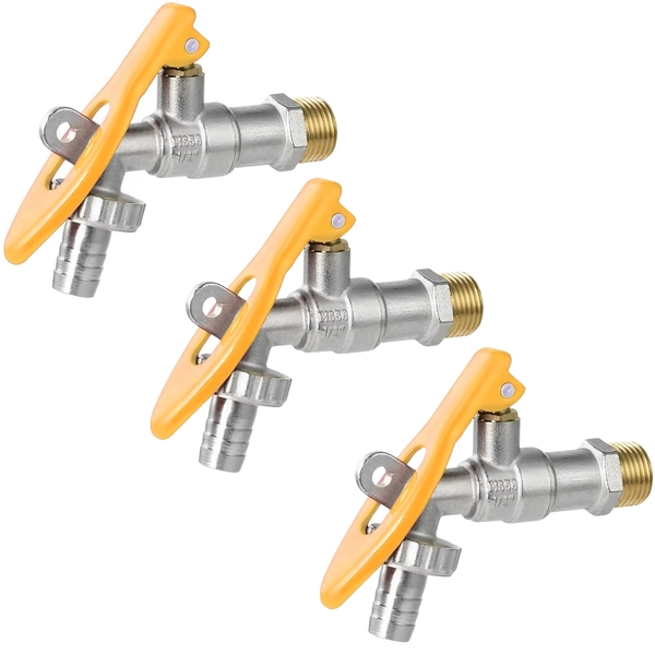 Torneira De Metal Com Porta Cadeado Para Jardim Quintal Tanqu