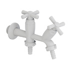 Torneira de Parede para Áreas de Serviço com Bica Reta Branca Cross Tigre