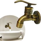 Torneira de Parede Banheiro Lavabo Latão Metal Estilo Rústica