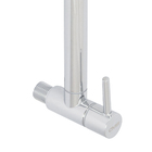 Torneira de Parede para Cozinha Bica Alta Flexível Cromada Gourmet Civitt