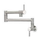 Torneira de Parede para Cozinha com Bica Alta Articulável Inox Escovado Columbia Jiwi
