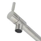 Torneira de Parede para Cozinha com Bica Alta Articulável Inox Escovado Columbia Jiwi
