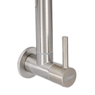 Torneira Gourmet de Parede para Cozinha com Bica Alta Flexível Inox Escovado Standard Civitt