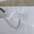 Torneira De Parede C/derivação P/tanque Lume Blukit Branco