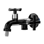 Torneira De Parede C/derivação P/tanque Lume Blukit Preto