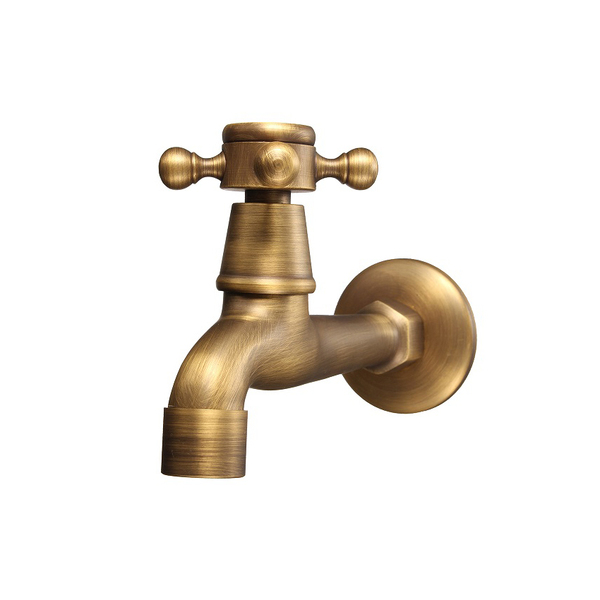 Torneira De Parede Cozinha Lavanderia Retro Vintage Bronze Sp