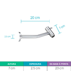 Torneira De Parede Espaçokb Ke-807-c Monocomando Cromado