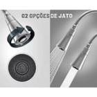 Torneira de Parede Gourmet com Filtro - Bica Flexível - Cone