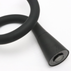 Torneira de Parede Gourmet Flexível com 2 Jatos - Preto Fosco