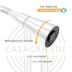 Torneira de Parede Gourmet Modelo Cone de Luxo - Casagrande M