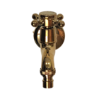 Torneira de Parede Jardim Vintage Dourada (Com Encaixe Para M