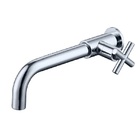 Torneira De Parede Luxo Cano Giratório Cromada 1/4 Metal