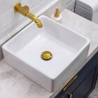 Torneira De Parede Para Banheiro (tay Dourada)