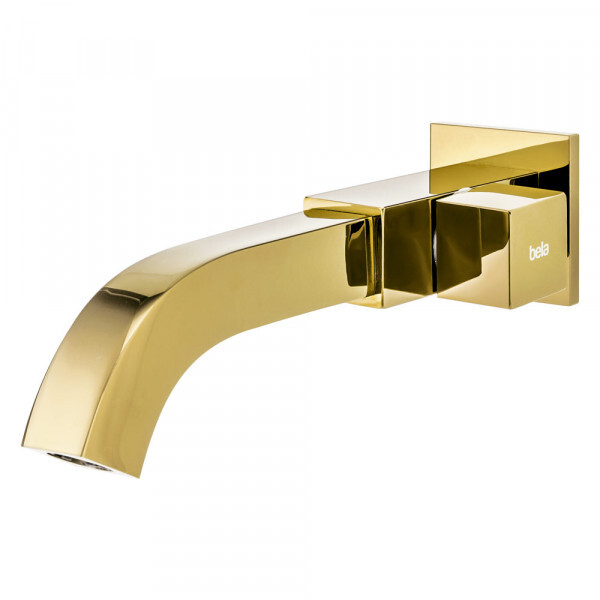 Torneira De Parede Para Banheiro (tay Dourada)