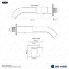 Torneira De Parede Para Banheiro (tay Dourada)