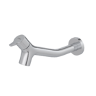 Torneira de Parede para Banheiro com Bica Reta Cromado Gama Deca