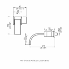 Torneira De Parede Para Banheiro - Exata