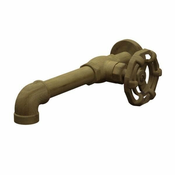 Torneira De Parede Para Banheiro Industrial Living 700 Fani B