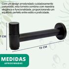 Torneira de Parede para Banheiro Lavabo em Aço Inox Redonda -