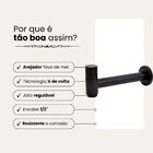 Torneira de Parede para Banheiro Lavabo em Aço Inox Redonda -