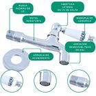 Torneira de Parede para Banheiro Lavabo em Latão Cor Cromado