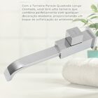 Torneira de Parede para Banheiro Lavabo Estilo Quadrada Longa