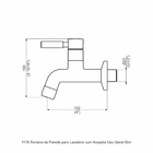 Torneira De Parede Para Banheiro - Slim