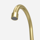 Torneira De Parede Para Cozinha Inox (brava Ouro Fosca)