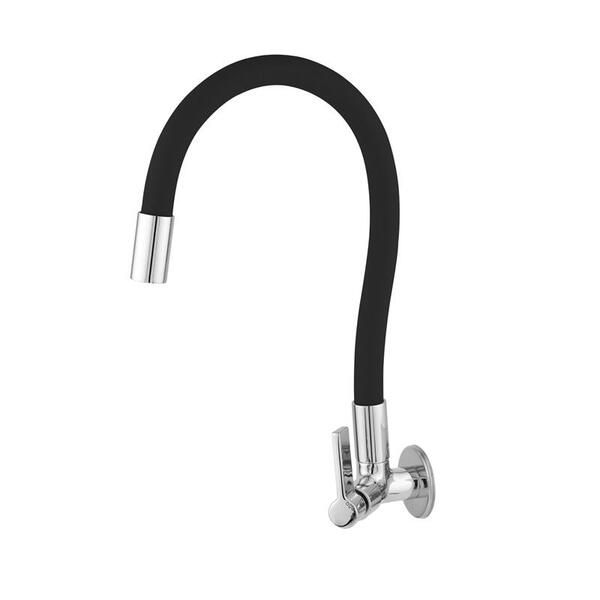 Torneira De Parede Para Cozinha Leão Preta 6068 C70