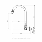 Torneira De Parede Para Cozinha - Long