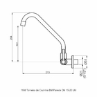 Torneira De Parede Para Cozinha - Útil