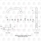 Torneira De Parede Pra Cozinha Em Aço Inox Acaraú Pingoo.casa