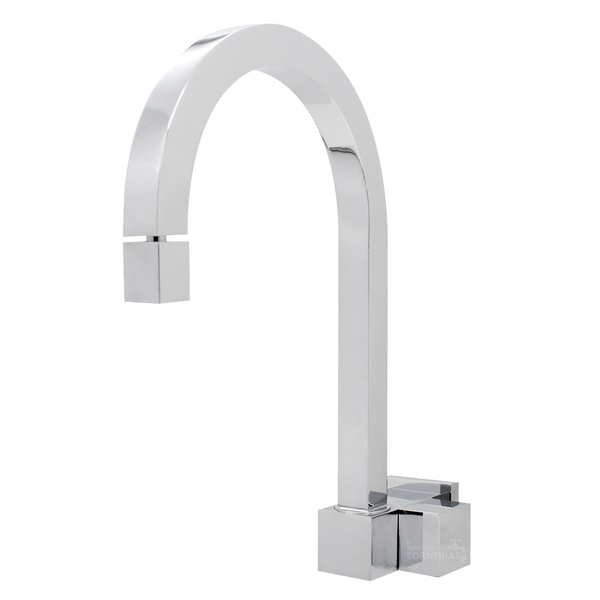 Torneira De Parede Silver Quadrada 3519