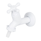 Torneira de Parede para Tanque com Bica Reta Branca Marujá Viqua