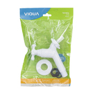 Torneira de Parede para Tanque com Bica Reta Branca Marujá Viqua