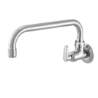 Torneira De Parede Uni Cromada Bica Móvel 1166 C18 Bu Meber