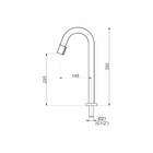 Torneira De Pia Banheiro Cuba De Apoio - Rosé Fosco - Color O