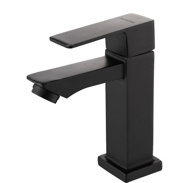 Torneira De Pia Banheiro Lavabo Luxo Metal Preta Black