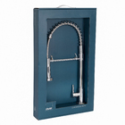 Torneira de Pia para Cozinha Bica Alta Flexível Cromada Gourmet Civitt